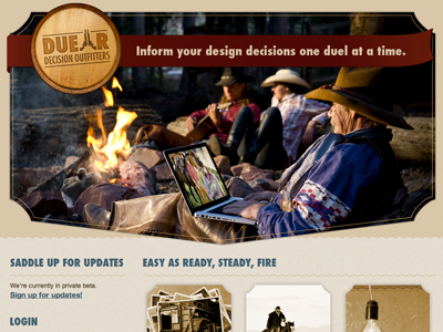 Duellr Design design web western