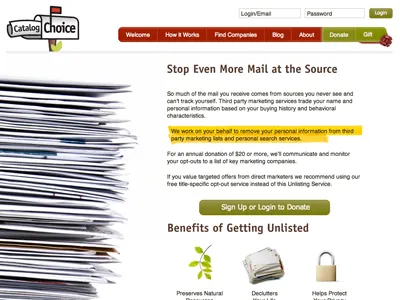 More Information design layout page web