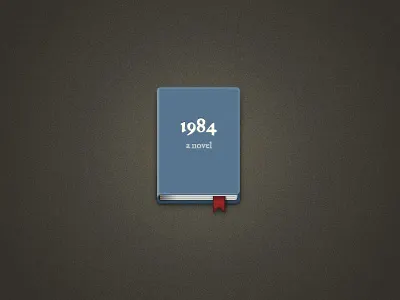 1984 book george orwell icon