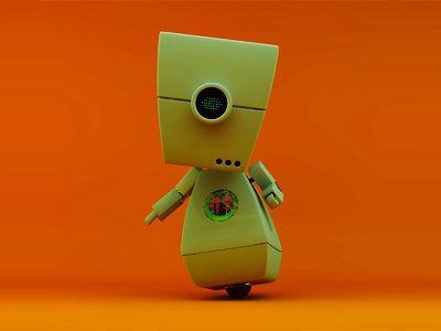 MILGbot 3d animation c4d character icon model mograph