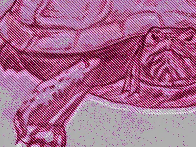 The Turtle blue magenta raphael tmnt turtle