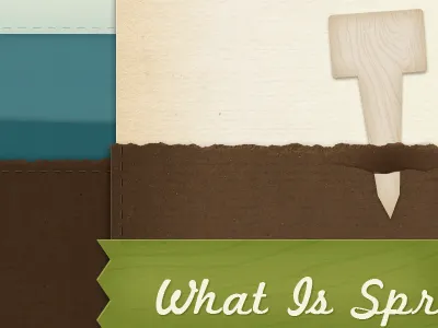 Sprowt Site Detail illustration pattern texture