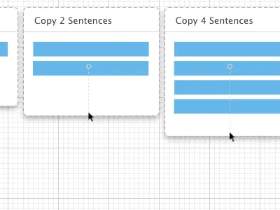 LittleIpsum Selection Menu app blue grey menu os x ui ux