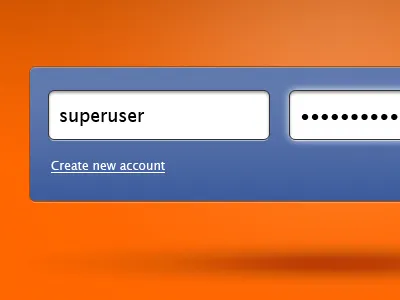 Login Box login shadow textfield ui
