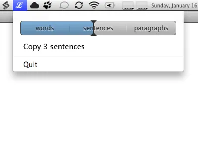 Little Ipsum bar blue gray grey littleipsum slider