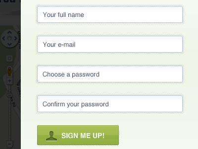 Sign up form