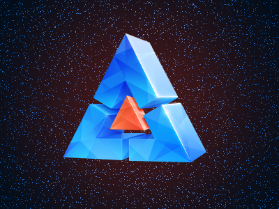 Bermuda Triangle icon illustrator logo vector
