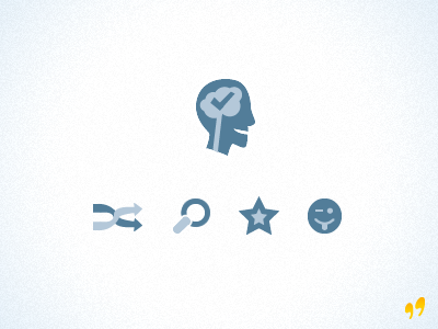 Icons for about pages of Audish.com icons