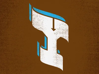 Y alphabattle blue brown lettercult lettering typography y