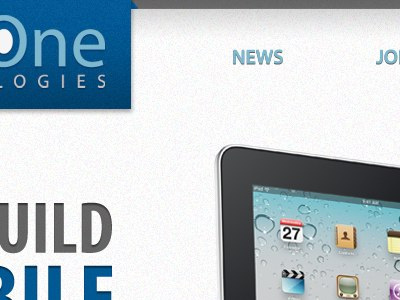 Developer Site blue header myriad