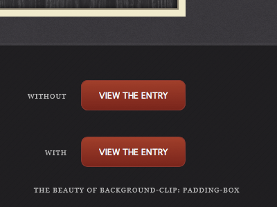 Padding Box button css gradient red tileables