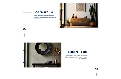 UI/UX Concept: Interior Styling Presentation branding design ui ux