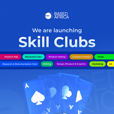 Base Africa Skill Club Announcement Design creativity design graphic design illustration visual design