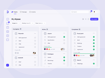 Project management dashboard app clean dashboard kanban management progress project track ui web webapp