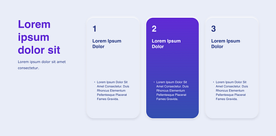 Modern Style Information Cards design modern style information cards ui ux