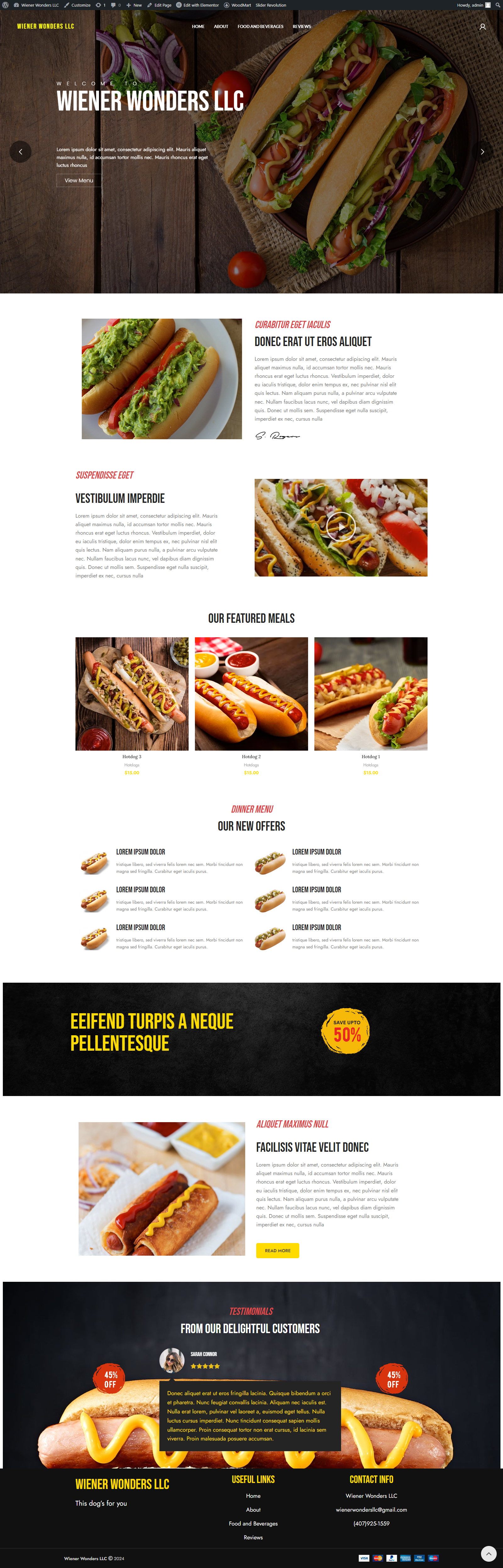 Example of Ecommerce Web Design Wordpess