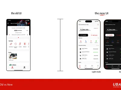 UBA Mobile Redesign