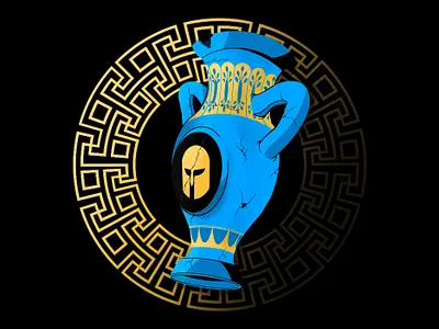 Song of Achilles Illustration book drawing halftones illustration pottery procreate