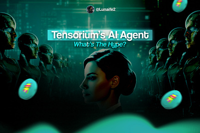 Tensorium AI graphic design