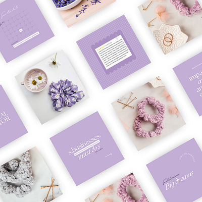 lavender Instagram Posts And Story Highlight Covers canva canva design canva editable templates canva template canva templates design editable templates graphic design ig posts instagram instagram post designs instagram post templates instagram posts lavender lavender instagram posts lavender post templates post templates purplevibes