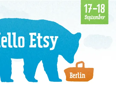 Hello Etsy Splash page blue clouds colors distorted etsy green hello minimalistic orange subtle vivid