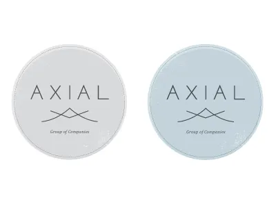 AXIAL identity logo minimalism