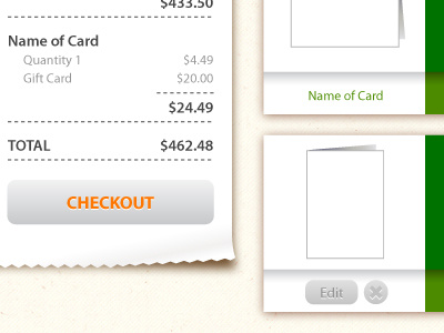 Shopping Cart design illustration ui web design