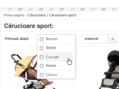 Shop category filter products shop