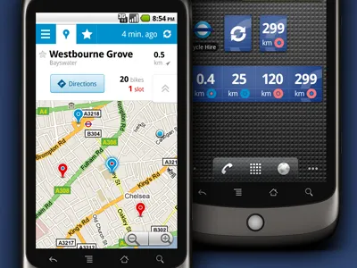 Cycle Hire Widget — UI ‘Surgery’ android ui