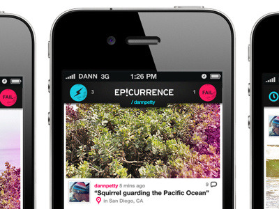 Epic or Fail? app iphone navigation texture ui