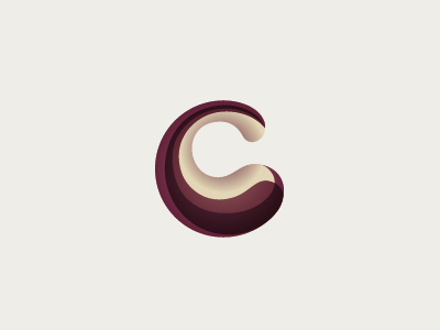 Chocochoke brown c choco letter liquid white