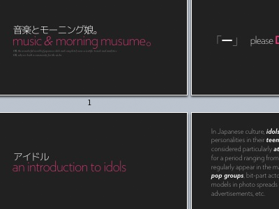 Music & Morning Musume keynote morning musume verlag