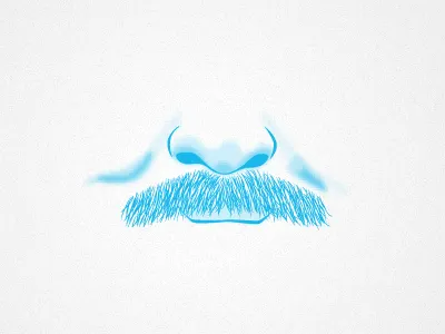 Guess who's mustache is this... illustration logo vulture