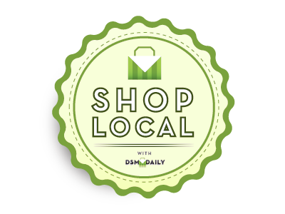 Shop Local badge green shop