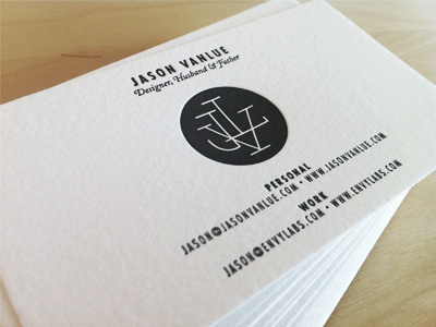 It Even Has A Watermark badge business card letterpress logo print