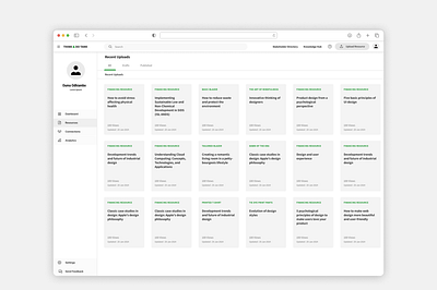 Dashboard Exploration dashboard ui ux web design