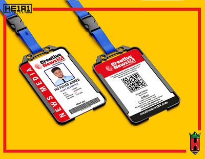 MEDIA ID CARD DESIGN card design he1a1 helal id