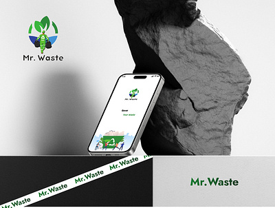 Mr Waste Mobile App Design app design graphic design mobile app design ui