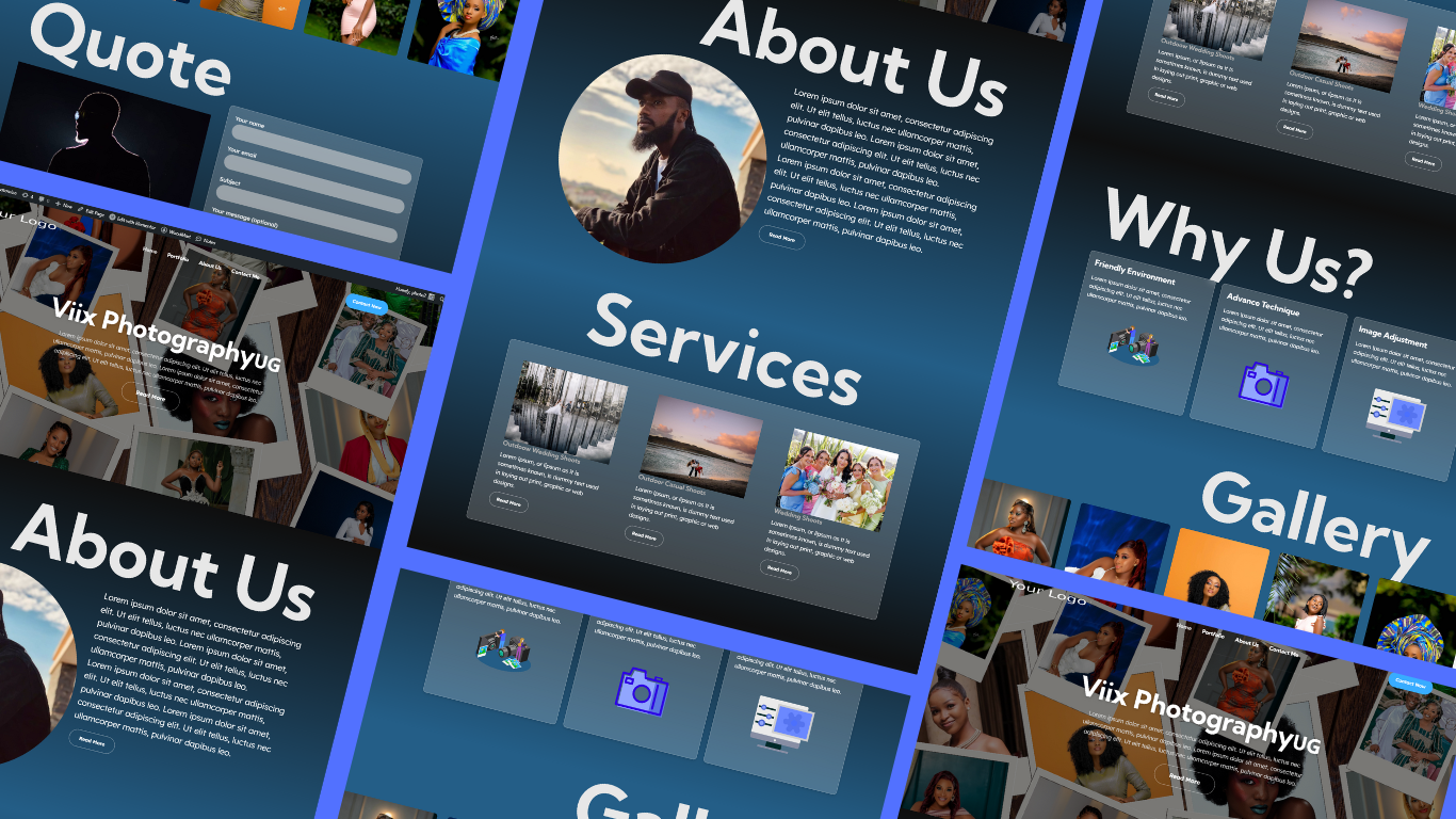 Example of Minimalist Glass Morphism Word Press