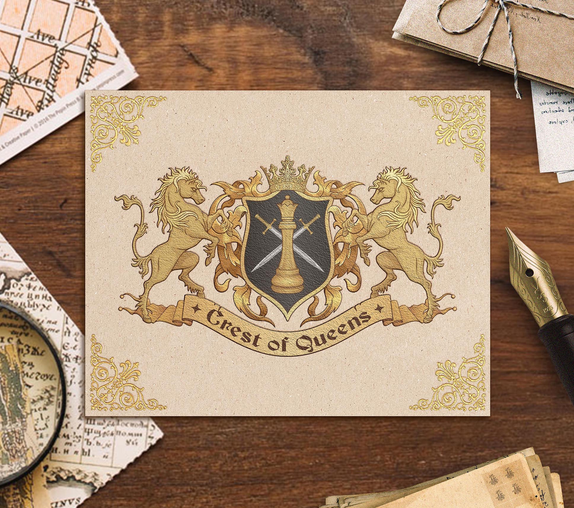 Example of Coat Of Arms/Family Crest Logo Design