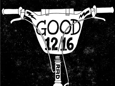 Good bmx illustration lettering