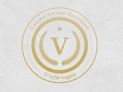 The Golden V. Award. seal of Approval. and approval award awesome golden is mr vagina pedja rusic seal this totally