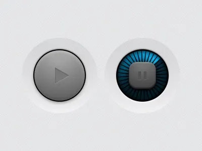 Audio Player audio button circle css3 html5 player ui