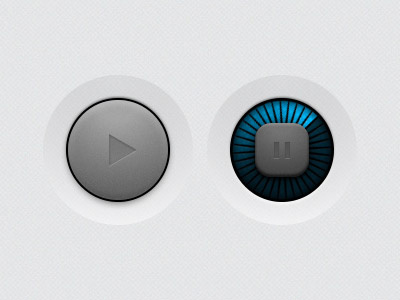 Audio Player audio button circle css3 html5 player ui