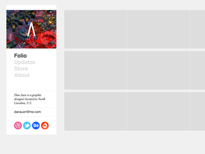 Site Cleanup • v2 navigation portfolio web website