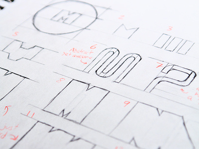 Visual Identity Sketches logo sketch