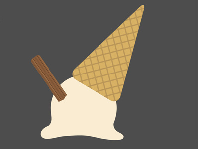 Oh No! ice cream pattern vector