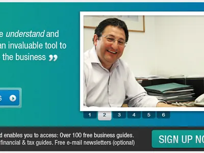 masthead idea blue gradient green masthead sign up tabs website