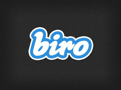 biro logo logo design testing