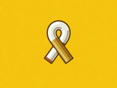 Tobaccofree cigarette ribbon support